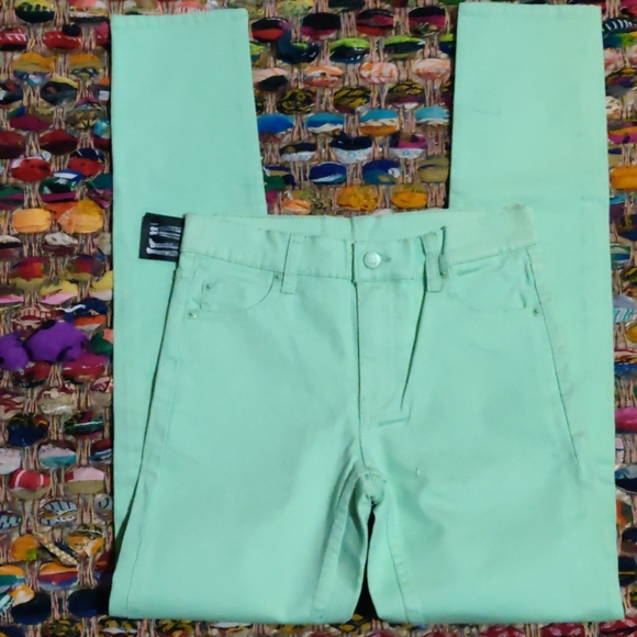 Cheap Monday mint/kiwi Green slim fit 29/32 jeans - Picture 2 of 7